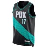Canotte Uomo Portland Trail Blazers Shaedon Sharpe Nike 2025-26 City Edition Nero Swingman